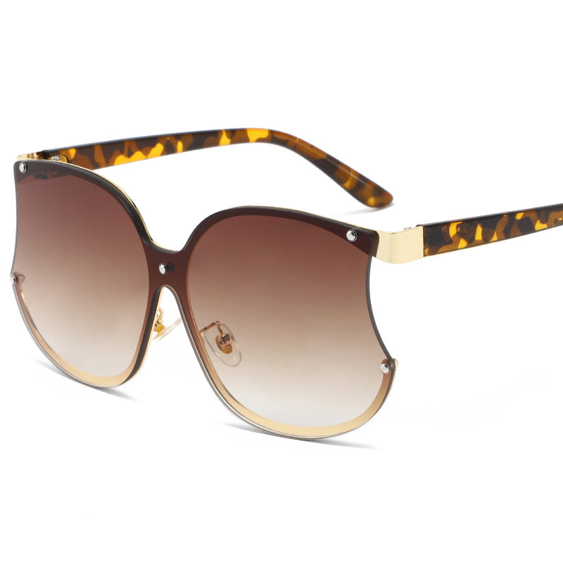 Wholesale PC Large Frame Trimmed Metal Sunglasses